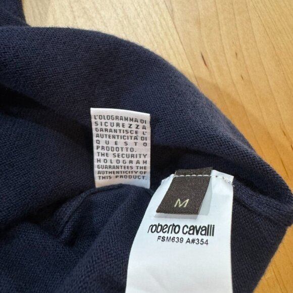 Roberto Cavalli 100% cotton sweater size medium - Picture 16 of 16